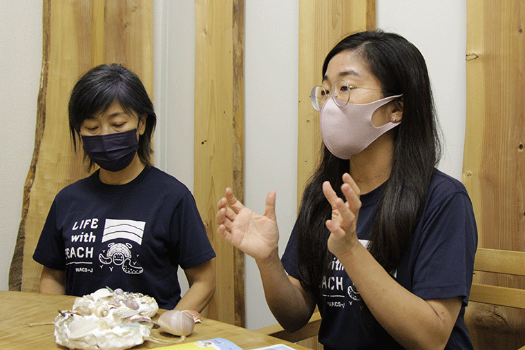 日本自然保護協会の櫻井さんと志村さん